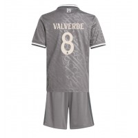 Dětský fotbalový dres Real Madrid Federico Valverde #8 2024-25 Třetí Krátký Rukáv (+ trenýrky)